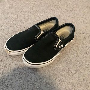 black slip on vans